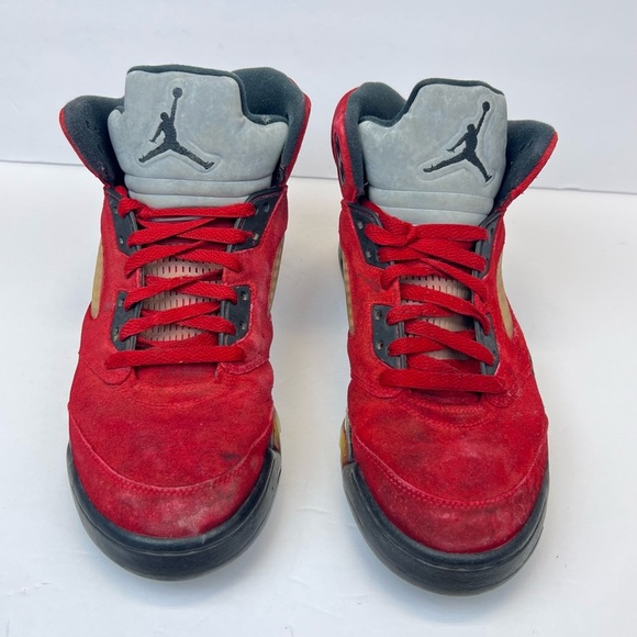 Nike Air Jordan 5 Retro 'Raging Bull' 2021  DD0587-600 Shoes LEGIT Men’s Sz 10.5 - Picture 7 of 8